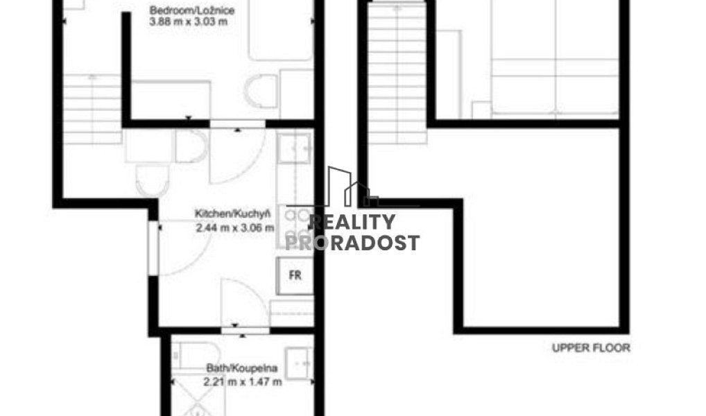 Pronájem bytu 2+1 31 m², Brno – náhled fotky 10