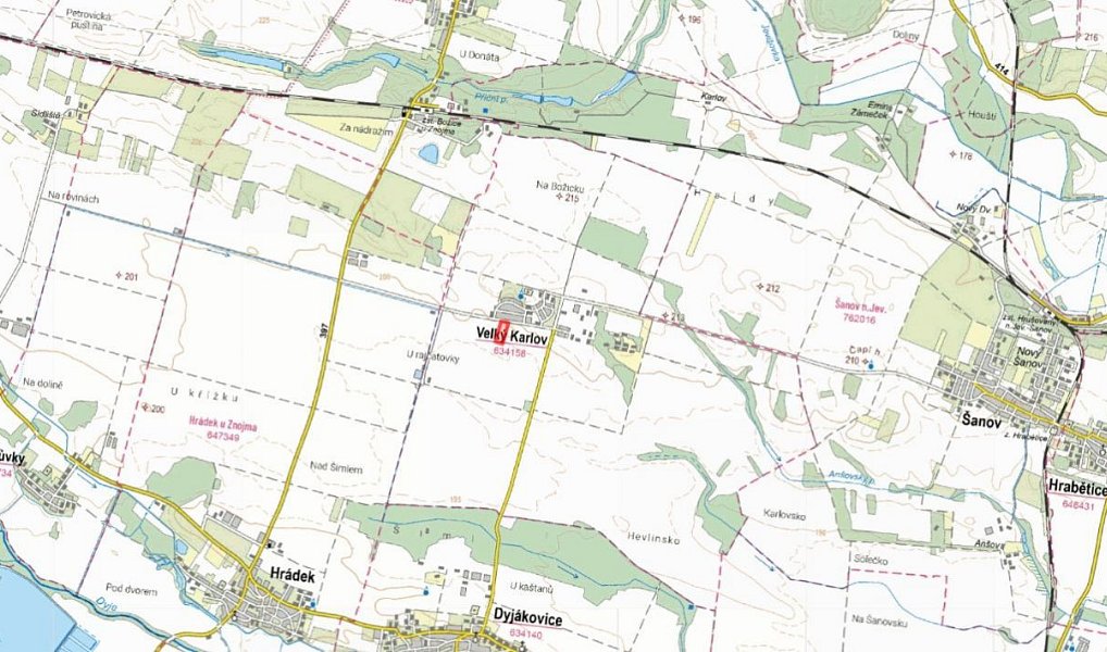 Prodej pole 19 435 m², Velký Karlov – náhled fotky 2