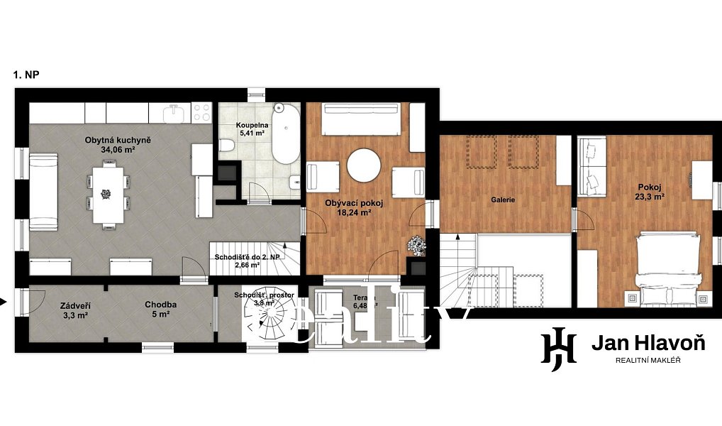 Prodej chaty/chalupy 290 m² s pozemkem 355 m², Bystré – náhled fotky 33