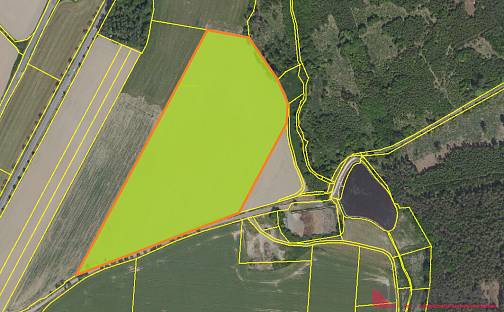 Prodej pole 77 100 m², Černíny, okres Kutná Hora