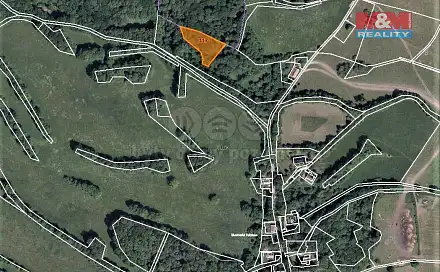 Prodej lesa 2 465 m², Stvolínky, okres Česká Lípa