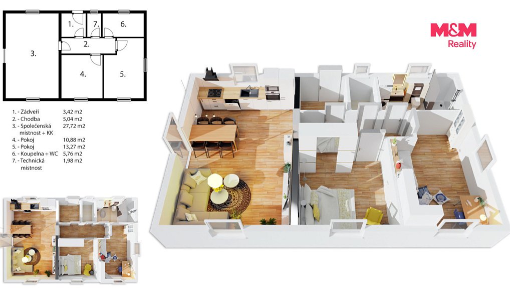 Prodej domu 68 m² s pozemkem 435 m², Třtice – náhled fotky 5
