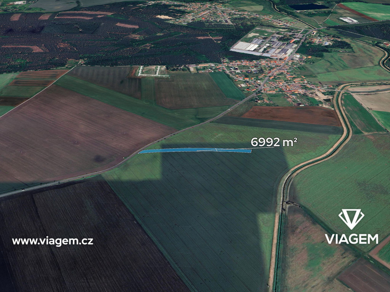 Prodej pole 1 165 m²