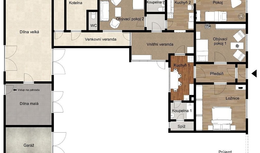 Prodej domu 350 m² s pozemkem 1 963 m², Ivaň – náhled fotky 27