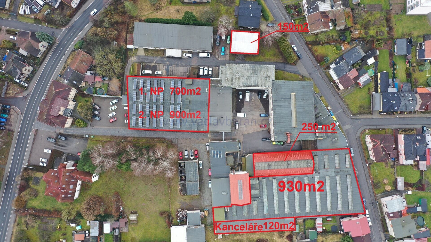 Pronájem komerčních, skladovacích a kancelářských prostor 3050m², Česká Třebová – pohled 2