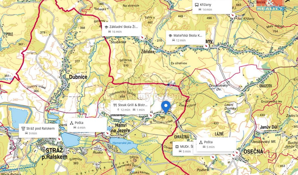 Prodej stavebního pozemku 2 001 m², Hamr na Jezeře – náhled fotky 7