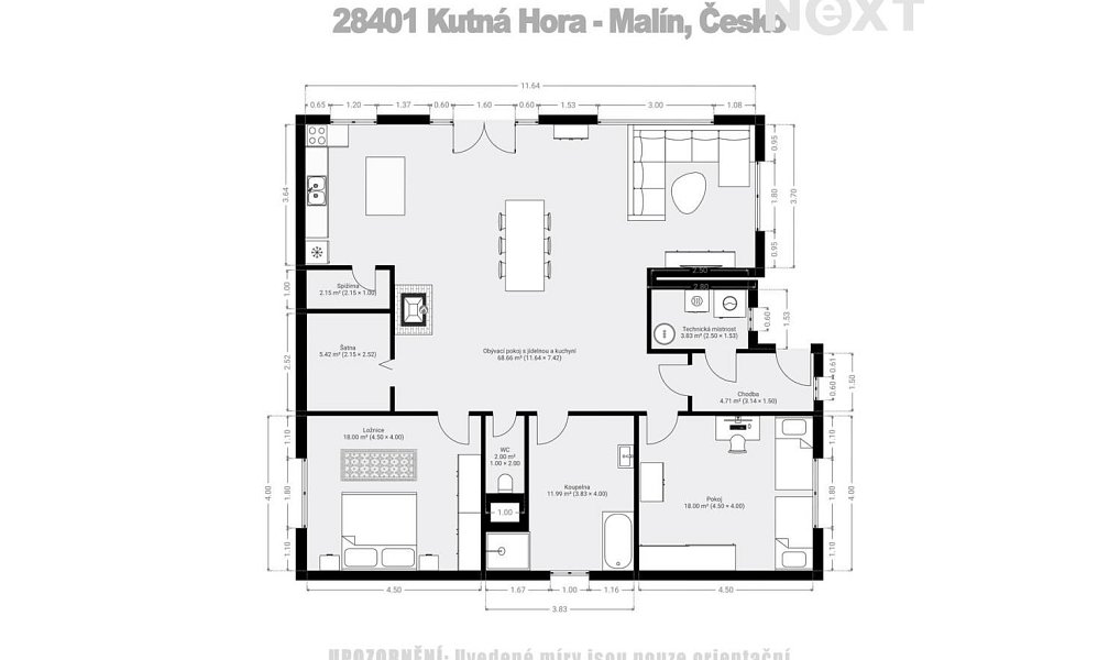Prodej domu 155 m² s pozemkem 1 747 m², Kutná Hora – náhled fotky 23