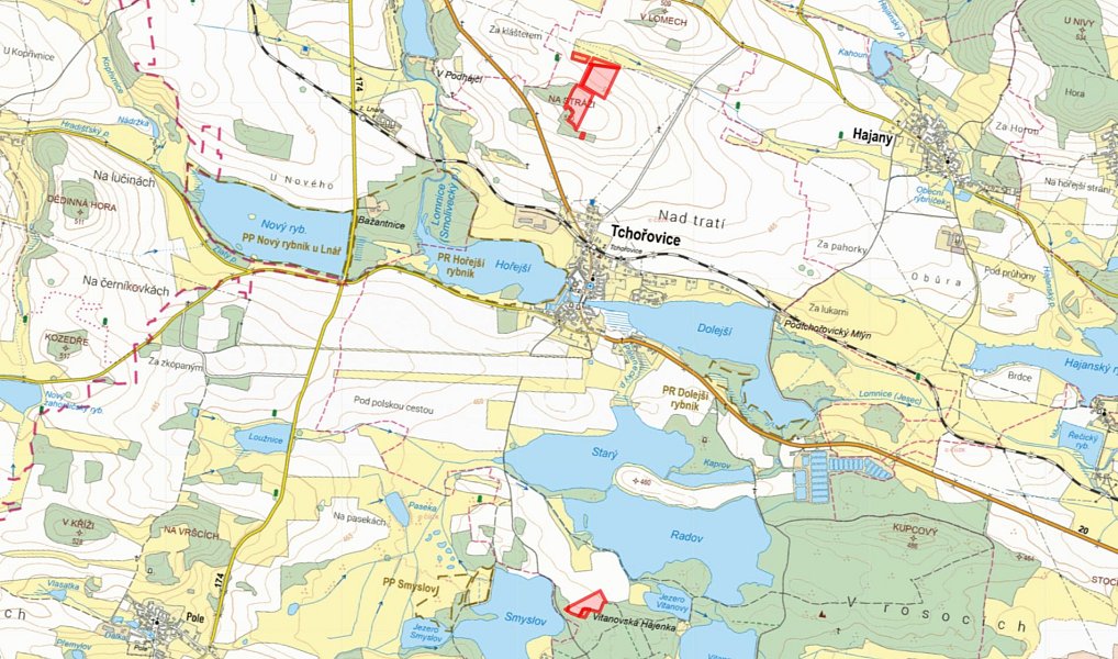Prodej pole 72 825 m², Tchořovice – náhled fotky 3