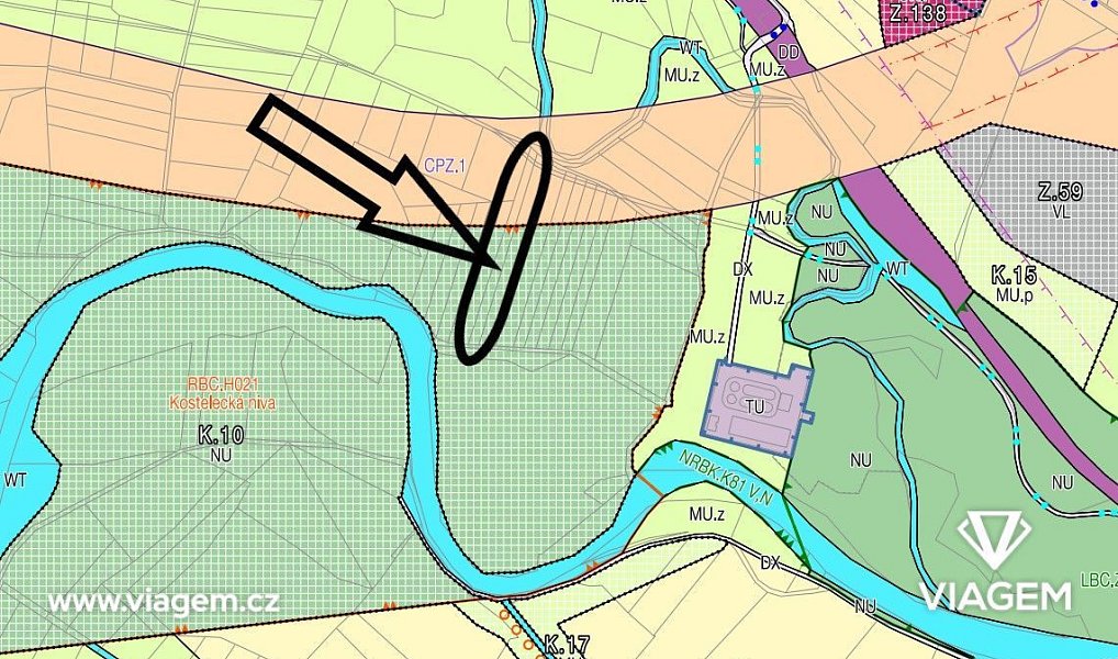 Prodej pole 1 632 m², Kostelec nad Orlicí – náhled fotky 2
