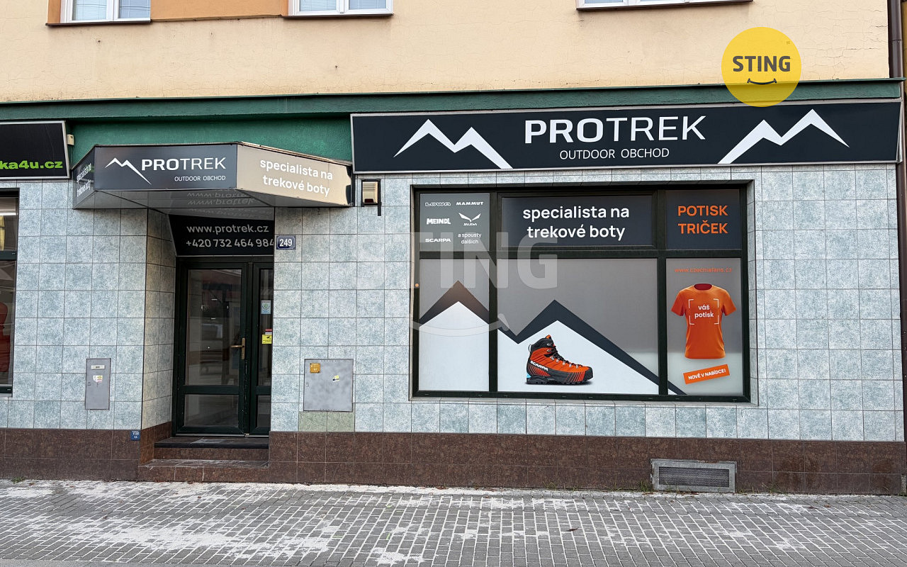 Pronájem obchodních prostor 58 m²