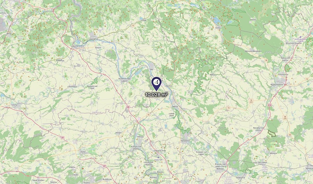 Prodej pole 10 028 m², Cítov – náhled fotky 3