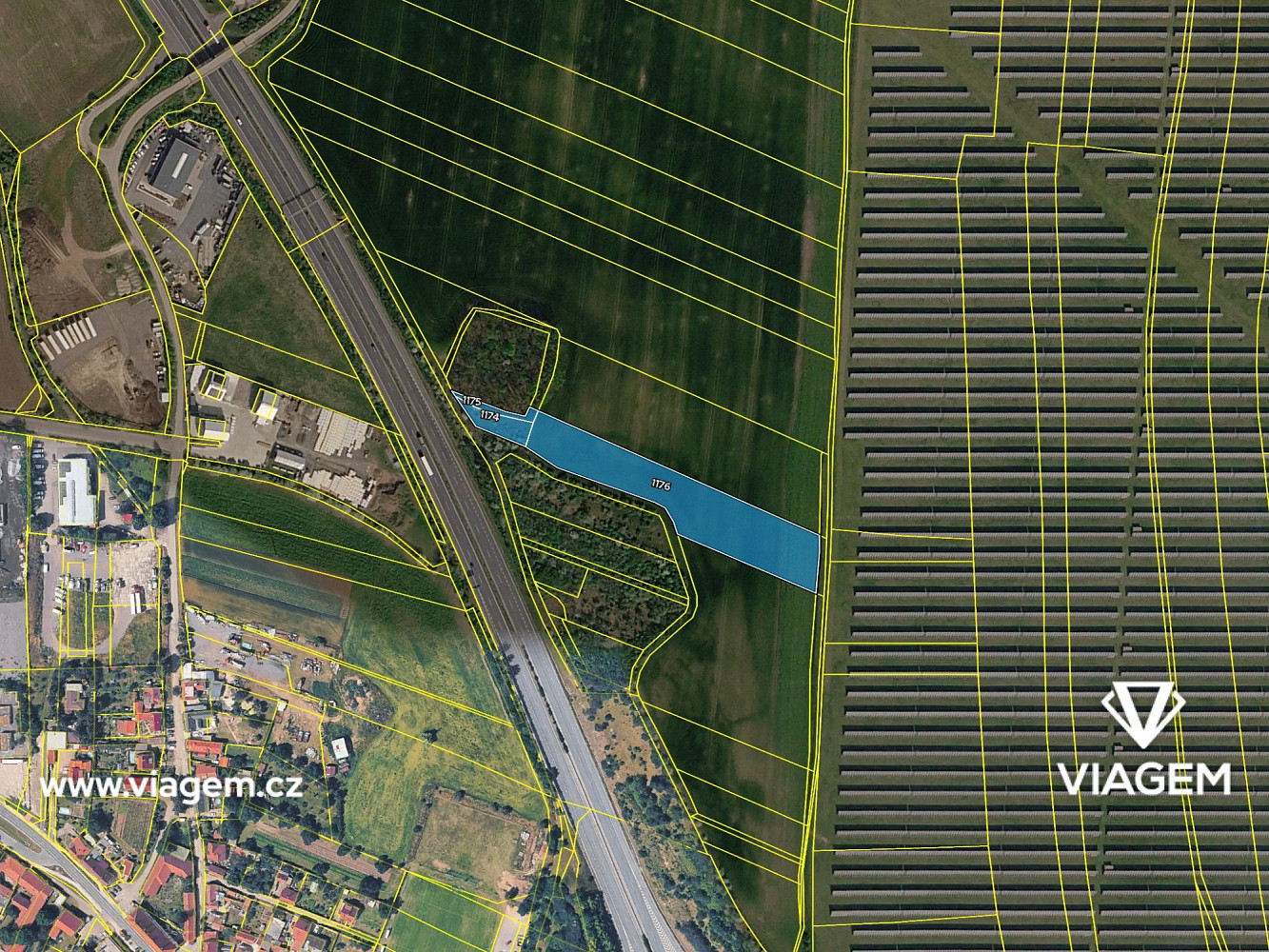 Prodej pole 1 260 m² – fotografie 4