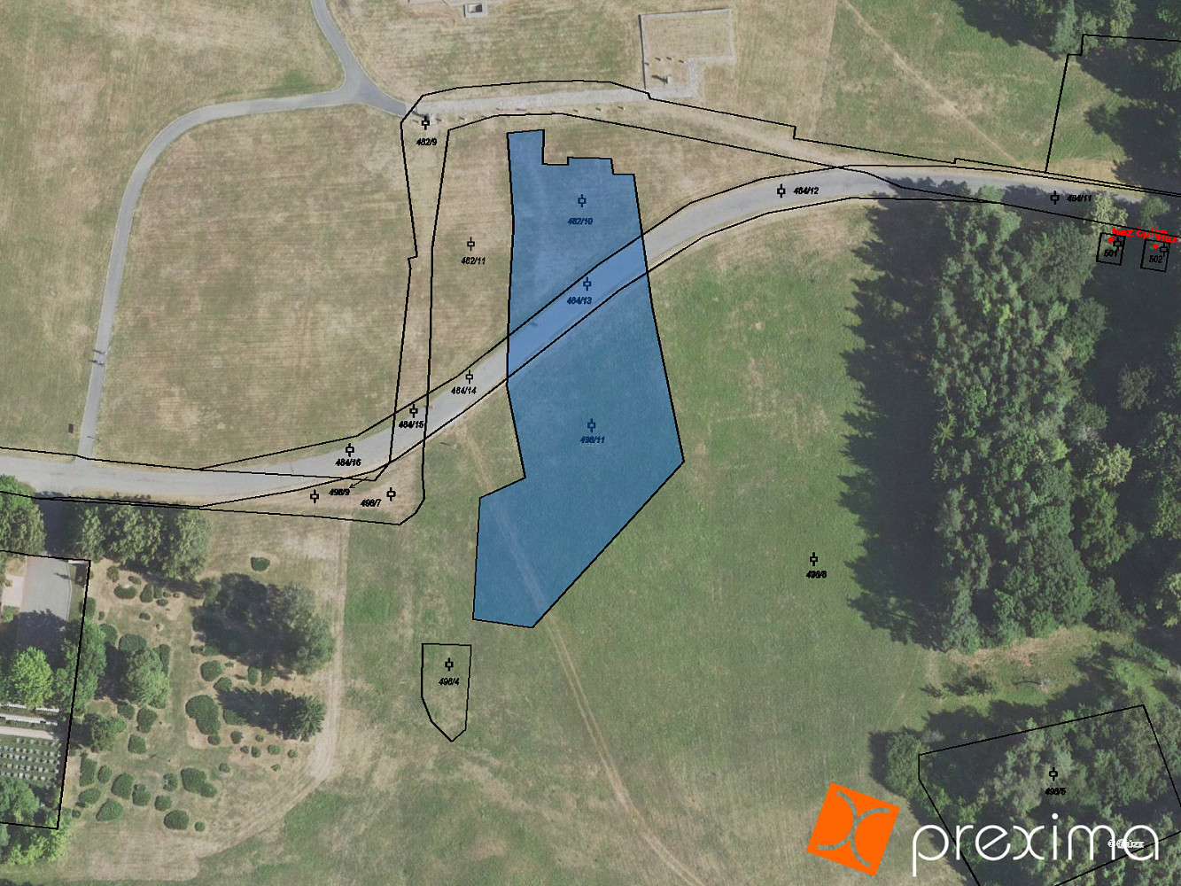 Prodej pozemku 412 m²