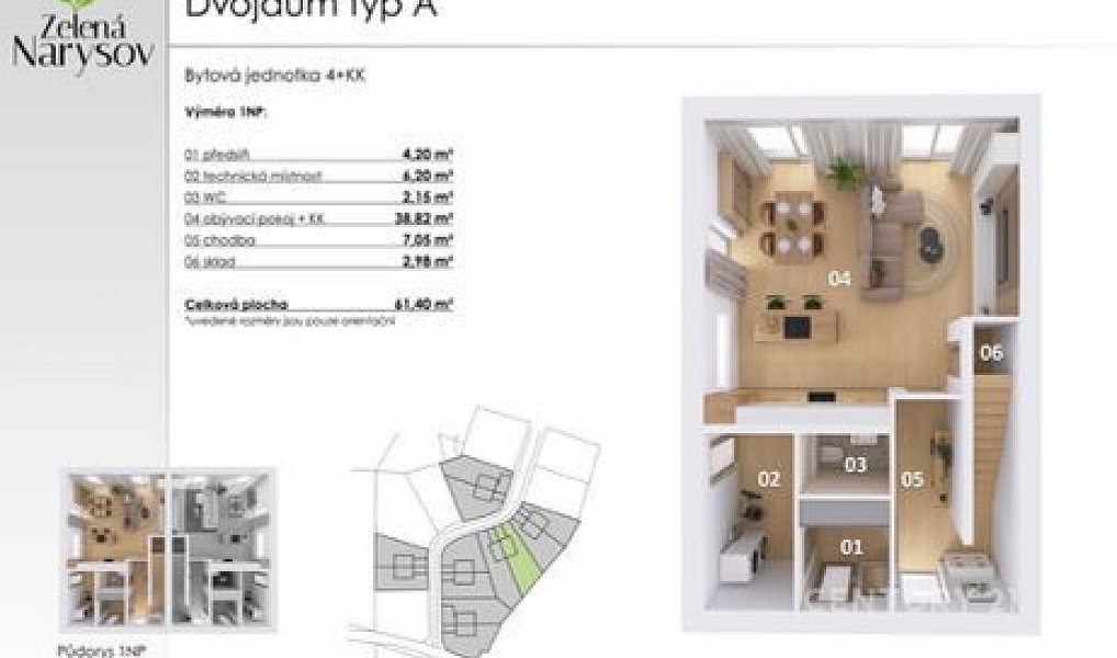 Prodej domu 118 m² s pozemkem 500 m², Narysov – náhled fotky 13