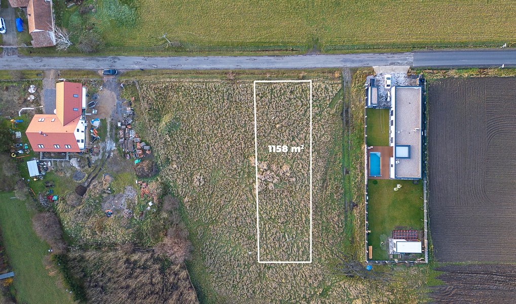 Prodej stavebního pozemku 1 158 m², Dolní Ředice – náhled fotky 3