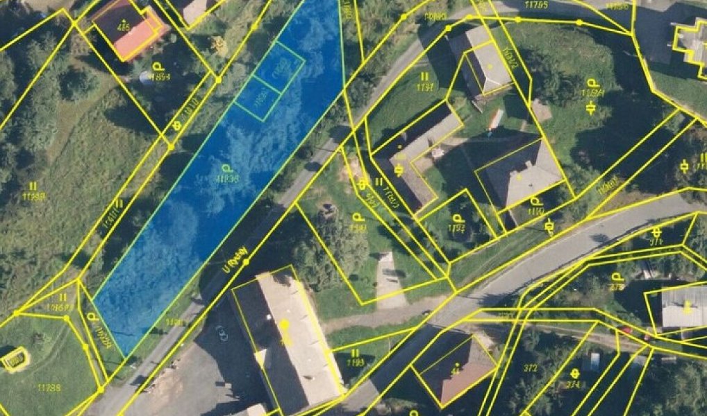 Prodej stavebního pozemku 1 595 m², Hanušovice – náhled fotky 2