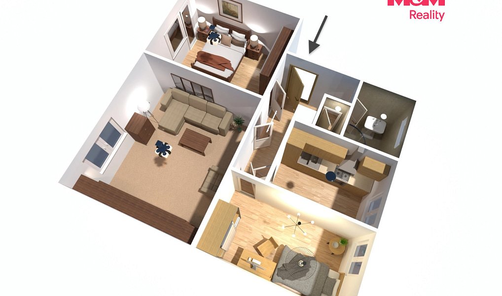 Prodej bytu 3+1 63 m², Košík – náhled fotky 14