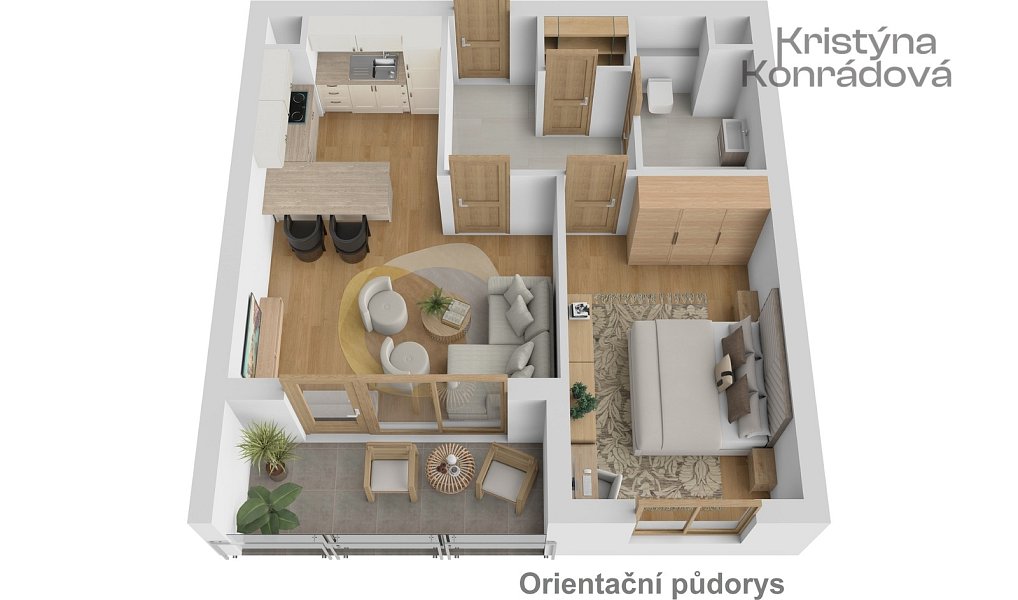 Prodej bytu 2+kk 45 m², Praha – náhled fotky 19