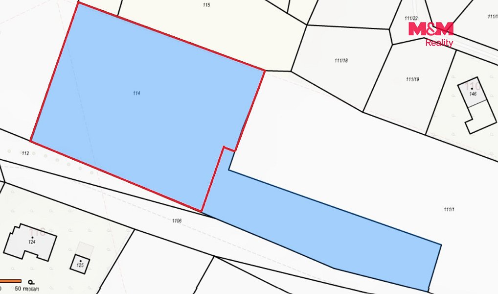 Prodej stavebního pozemku 5 561 m², Drevníky – náhled fotky 3