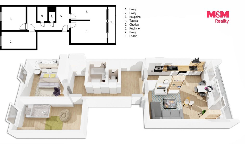 Prodej bytu 3+1 71 m², Praha – náhled fotky 10