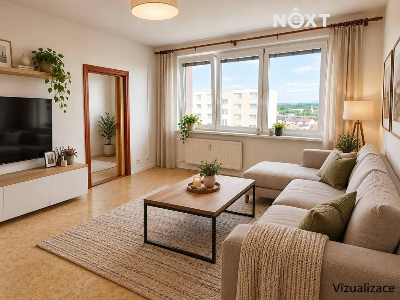 Pronájem bytu 2+1 45 m² – fotografie 4