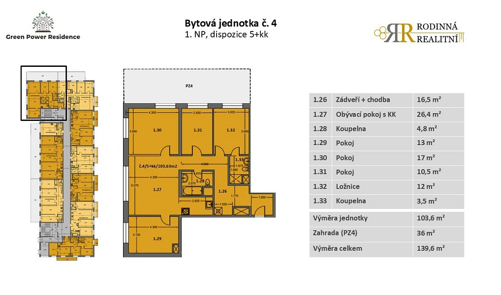 Prodej bytu 5+kk 104 m², Nehvizdy – náhled fotky 7