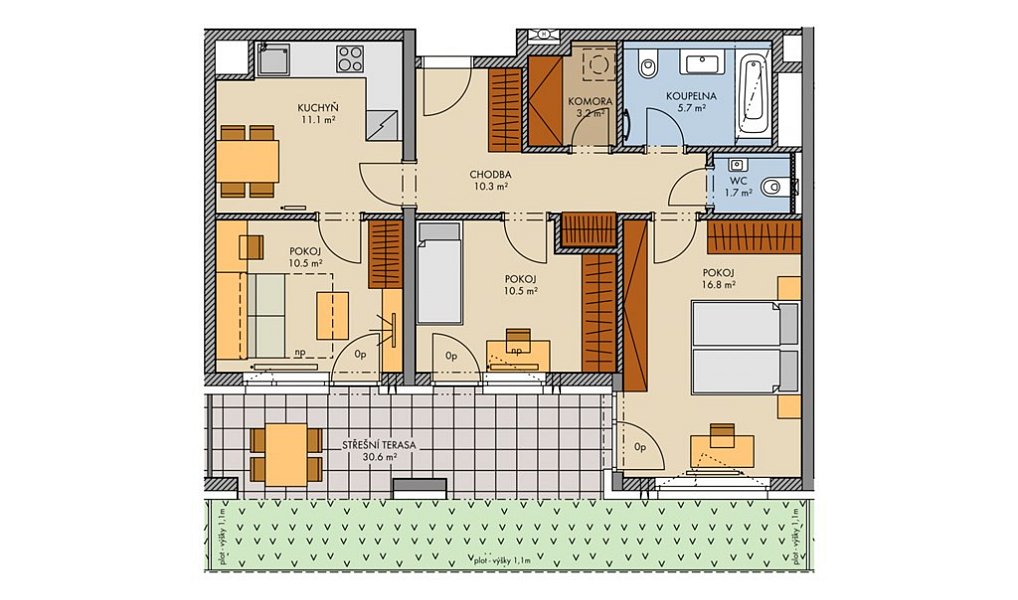 Prodej bytu 3+kk 74 m², Praha – náhled fotky 5