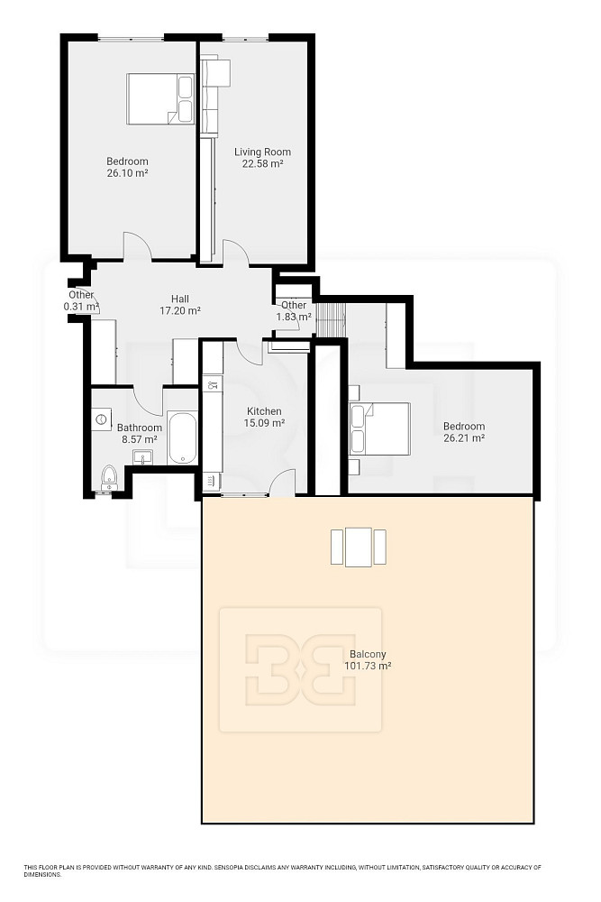 Pronájem bytu 3+1 117 m² — photo 2
