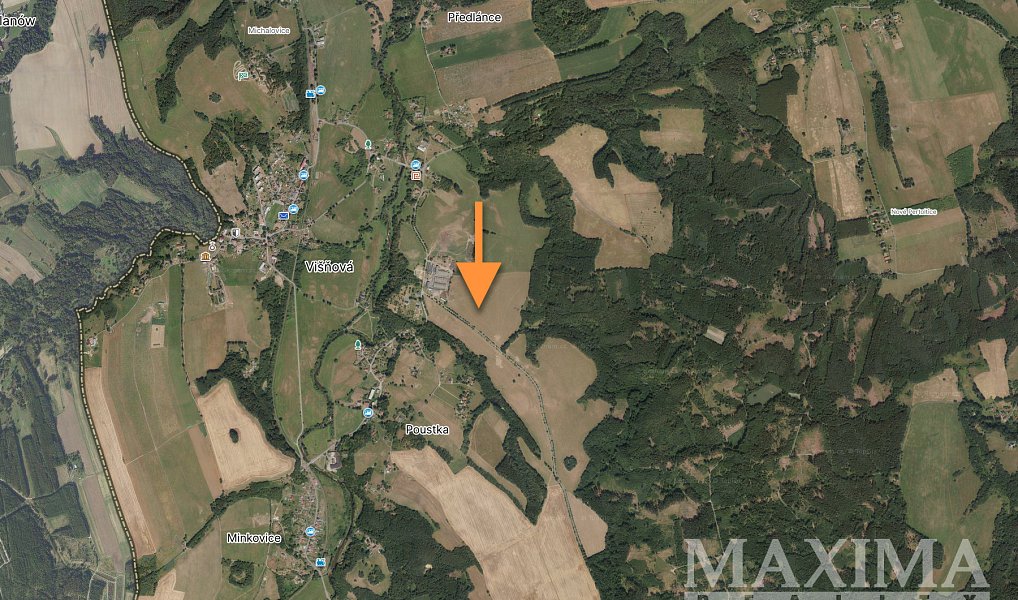 Prodej pole 10 156 m², Višňová – náhled fotky 5