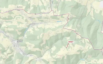 Dražba pozemku 673 m², Valašská Bystřice