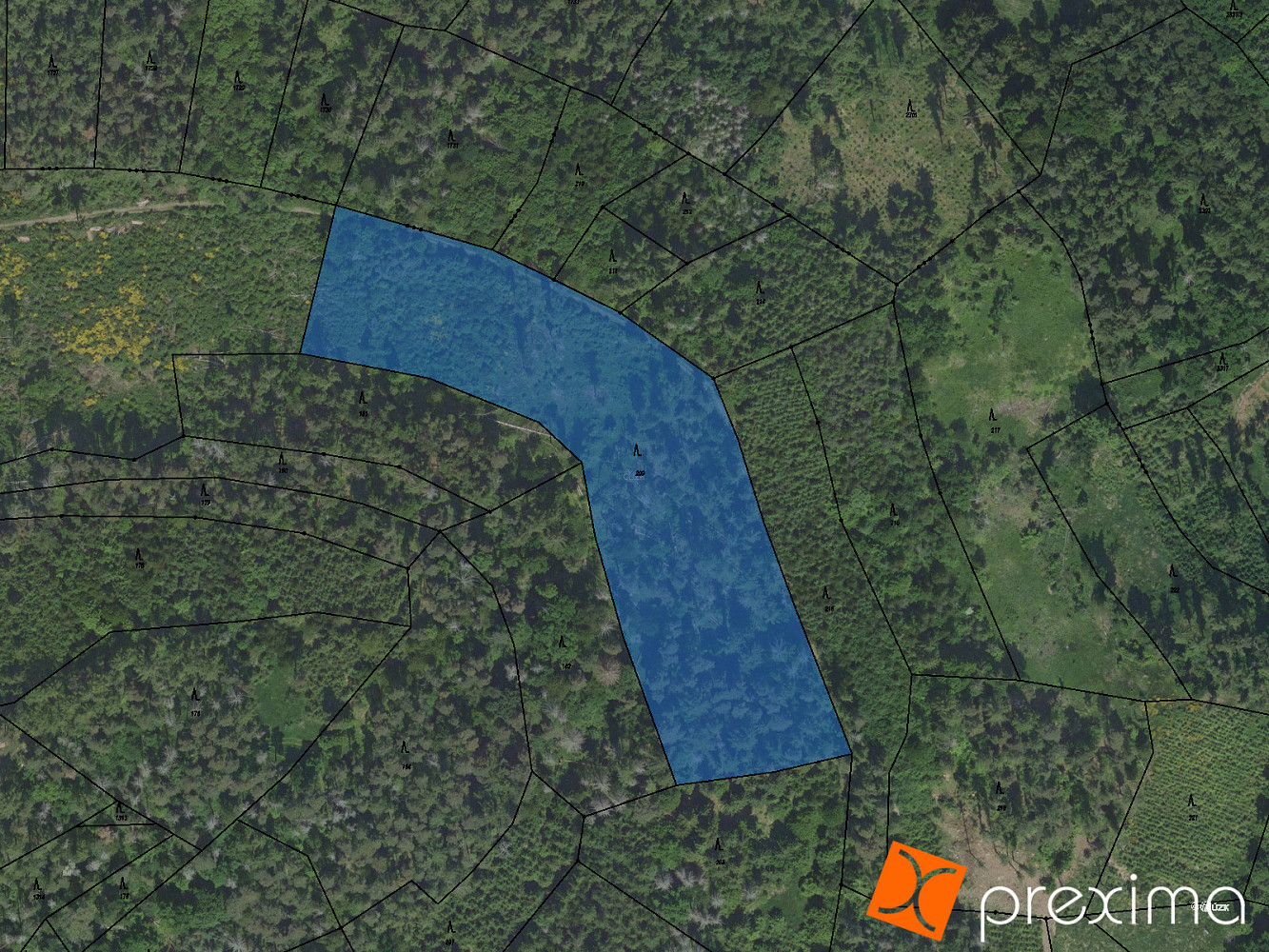 Prodej lesa 1 483 m²