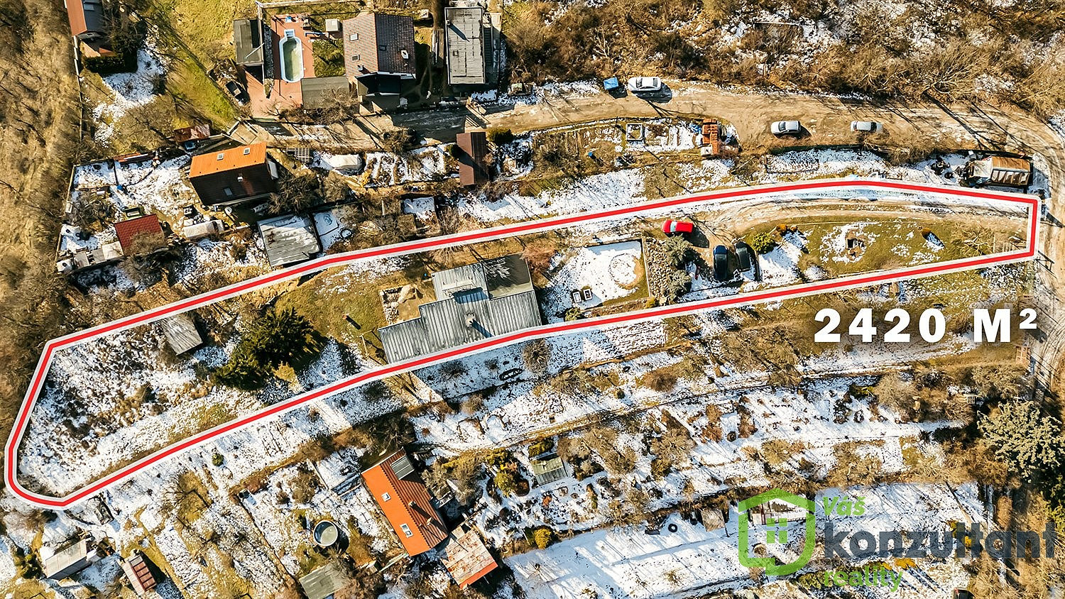 Prodej zahrady 2 420 m² – fotografie 3