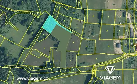 Prodej pole 1 449 m², Karolinka, okres Vsetín