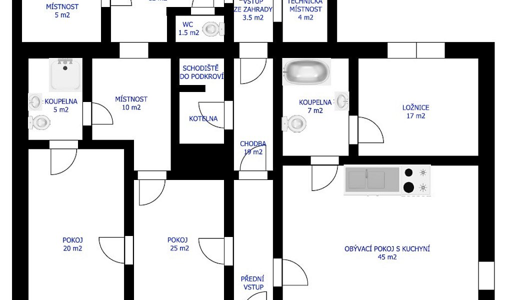 Prodej domu 174 m² s pozemkem 907 m², Humpolec – náhled fotky 29