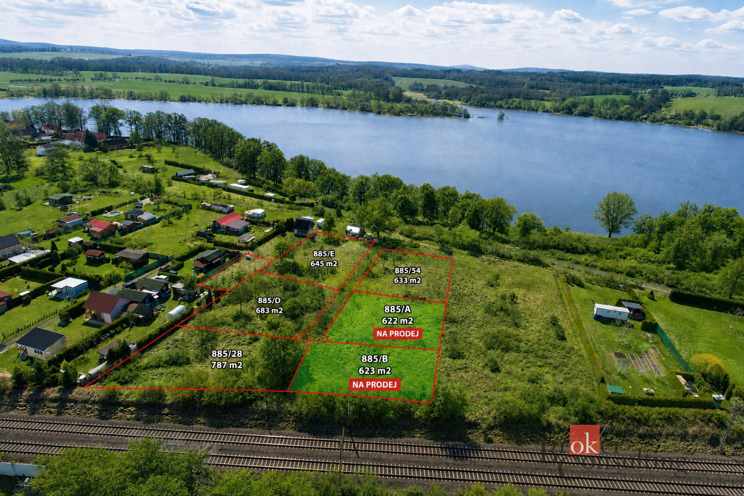 Prodej stavebního pozemku 623 m²