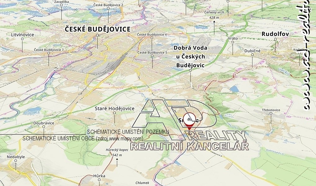 Prodej stavebního pozemku 550 m², Srubec – náhled fotky 12