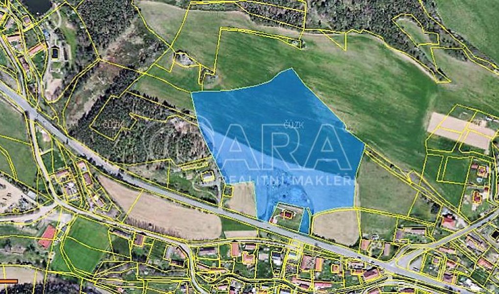 Prodej stavebního pozemku 41 779 m², Obory – náhled fotky 4