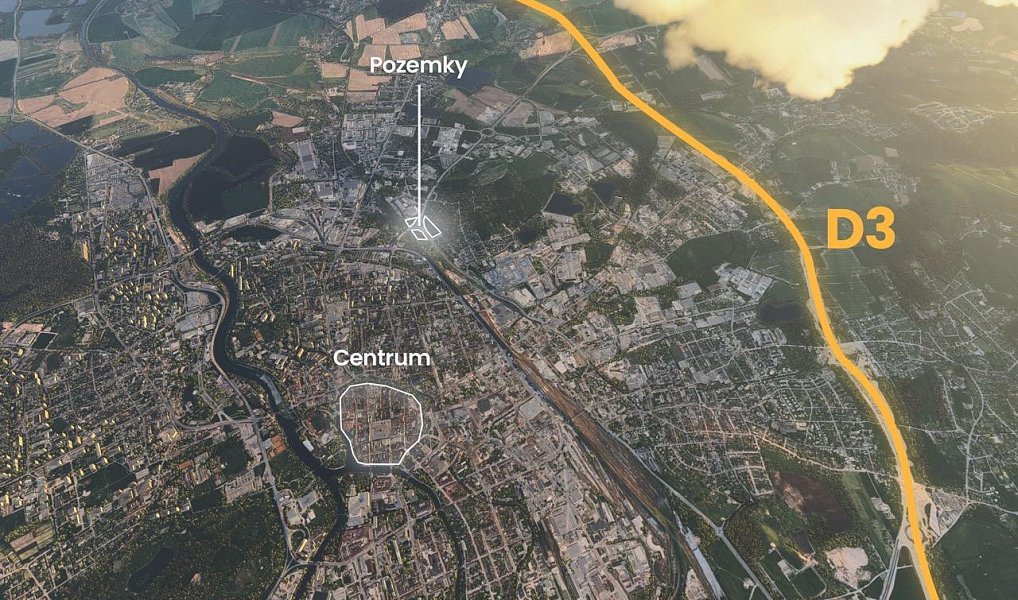 Prodej komerčního pozemku 11 468 m², České Budějovice – náhled fotky 8