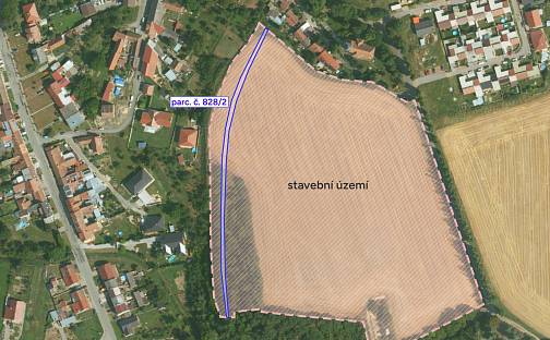 Prodej stavebního pozemku 762 m², Křižanovice, okres Vyškov