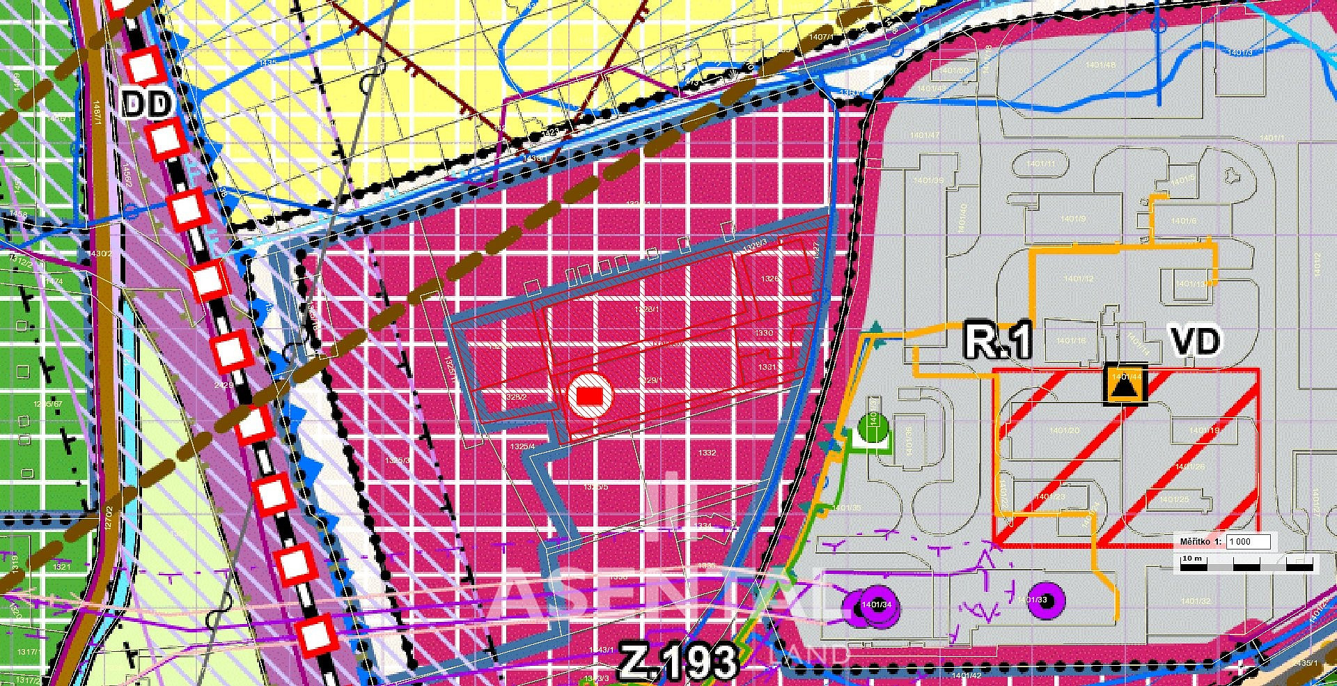Prodej komerčního pozemku 7 253 m² – fotografie 5