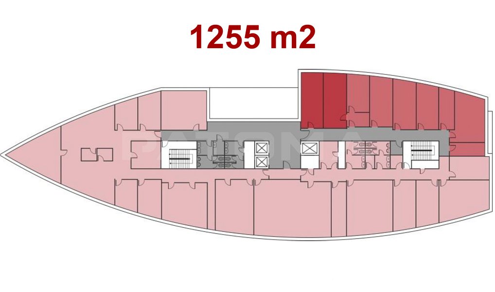 Pronájem kanceláře 956 m², Praha – náhled fotky 3