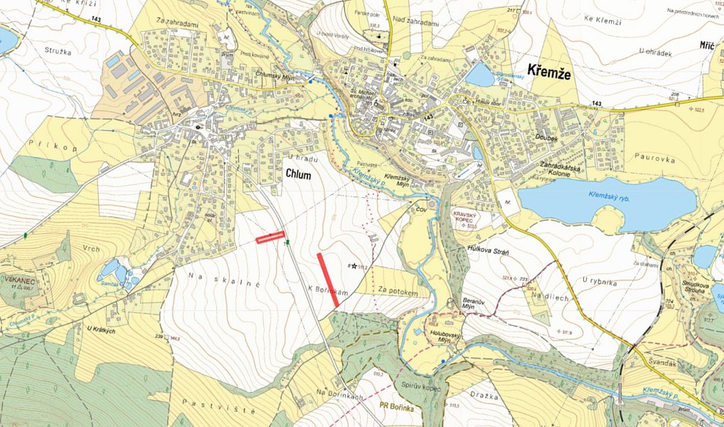 Prodej pole 4 485 m², Křemže – náhled fotky 2
