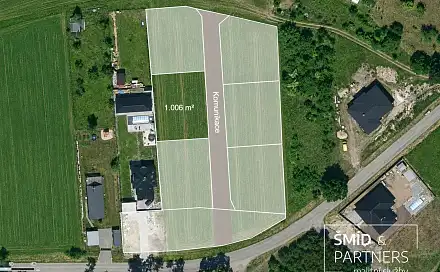 Prodej stavebního pozemku 1 006 m², Hradištko, okres Nymburk
