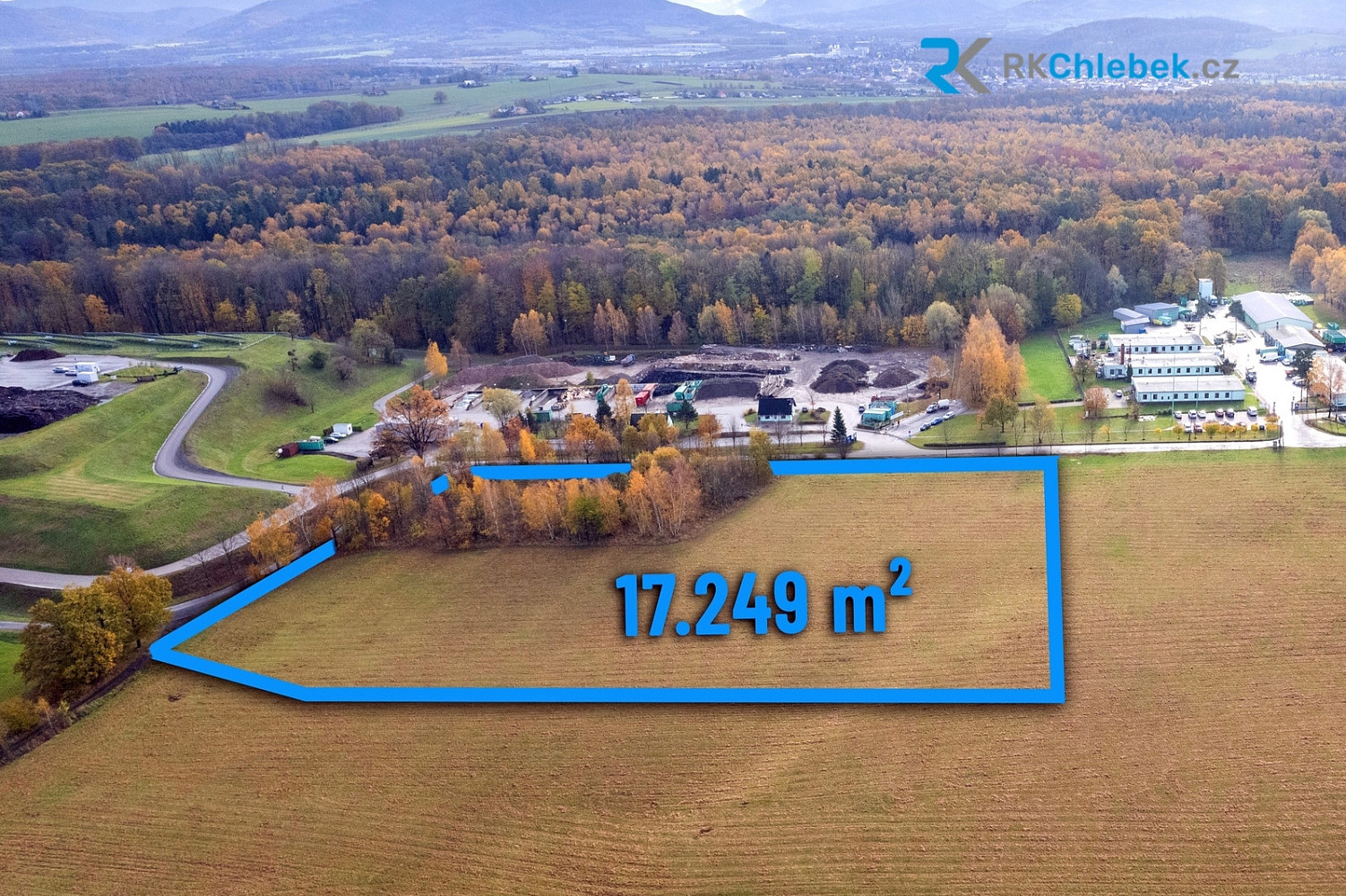 Prodej komerčního pozemku 17 249 m² – fotografie 3
