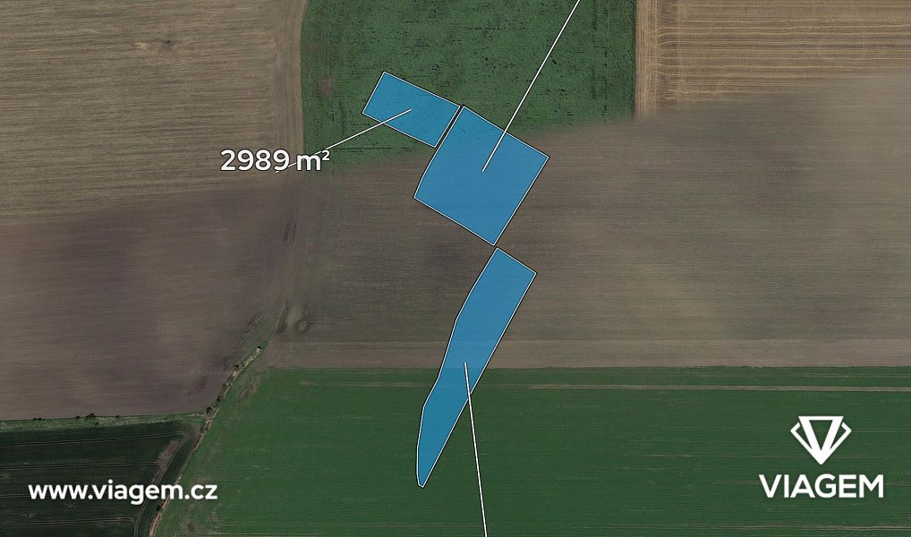 Prodej pole 3 422 m², Jabkenice – náhled fotky 2