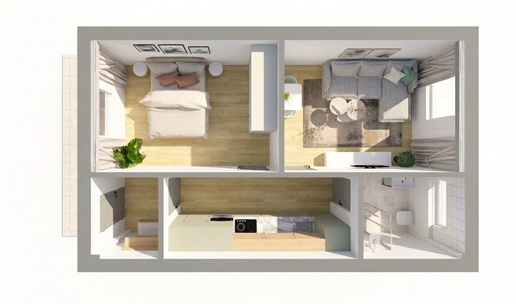 Prodej bytu 2+kk 40 m², Brno – náhled fotky 7