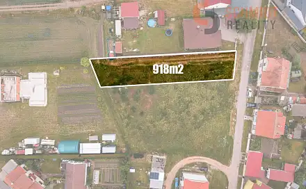 Prodej stavebního pozemku 918 m², Větrná, Březí, okres Břeclav