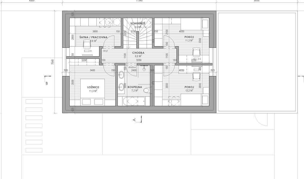 Prodej domu na klíč 125 m² s pozemkem 534 m², Liptál – náhled fotky 21