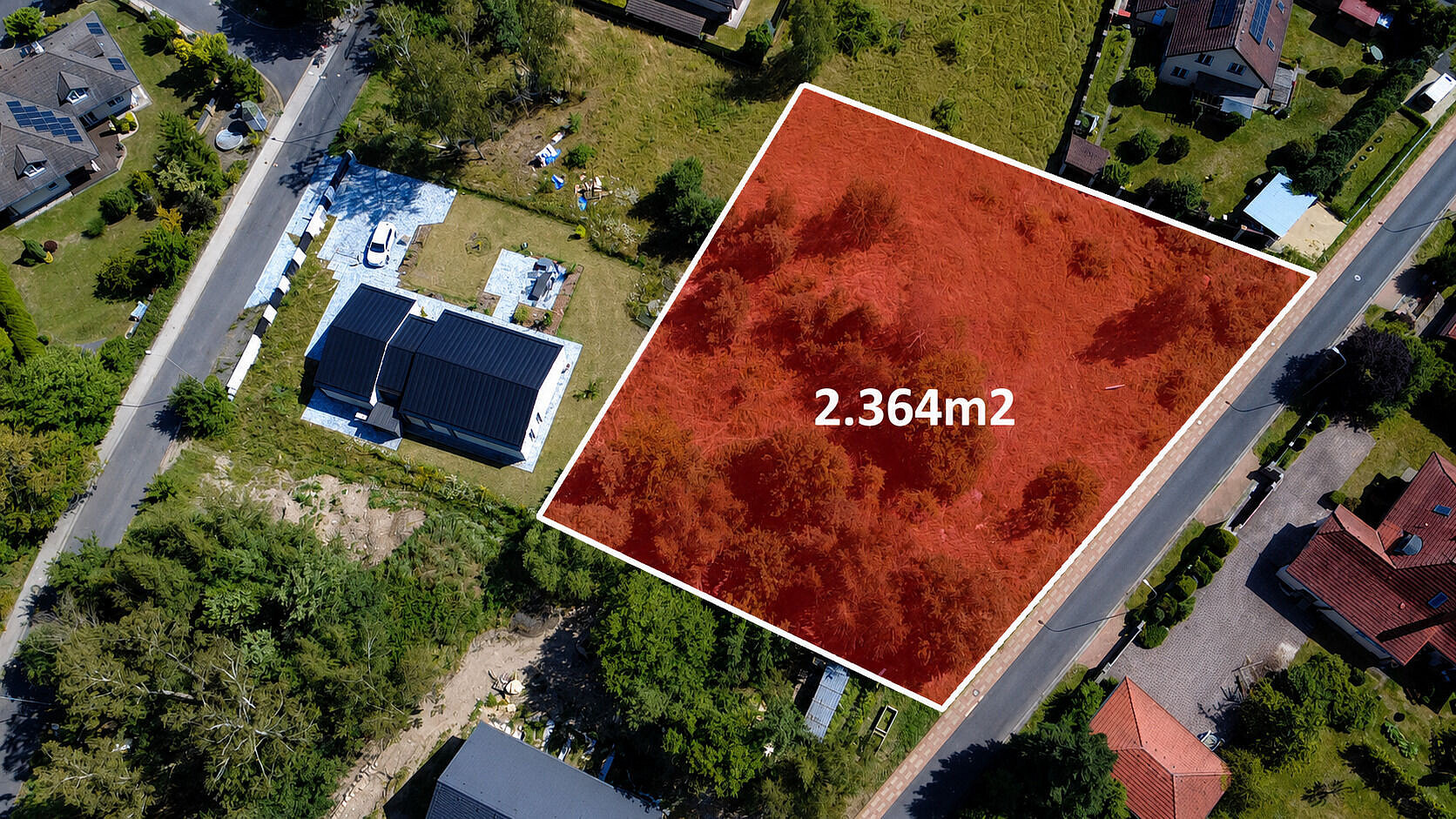 Prodej stavebního pozemku 2 364 m²