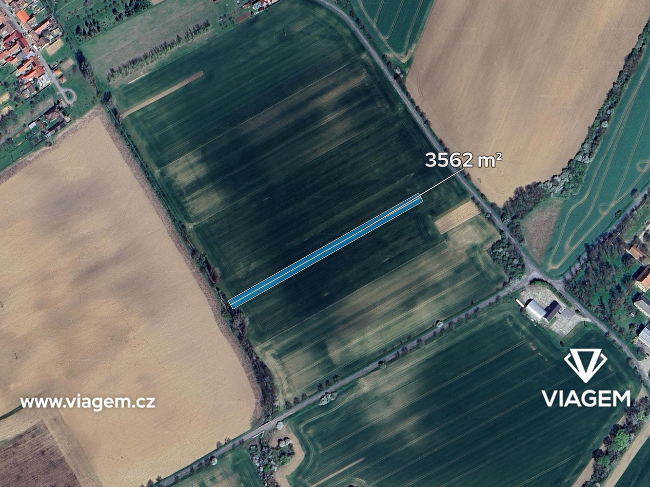 Prodej pole 890 m² – fotografie 2